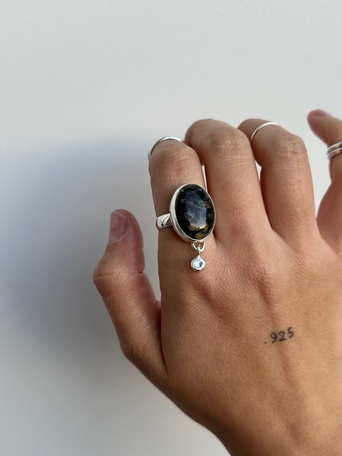 Dreamcatcher Size 7.5 - Jasper Ring