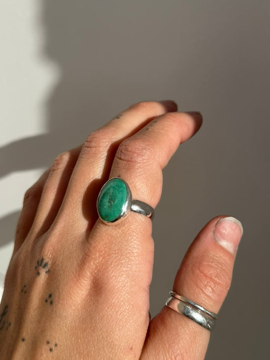 Spider Monkey Size 7 - Turquoise Ring