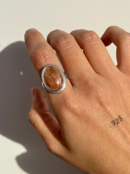 Where Have You Been Loca Size 7 - Sunstone Ring - MADE TO ORDER