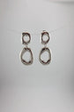 Organic Oval Dangle Earrings