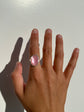 Pink Mussel Ring Size 7