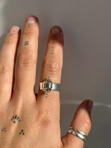 And Then Forever Size 8 - Quartz Ring