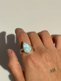 You're Asking Me About the Weather? Size 9 - Larimar Ring