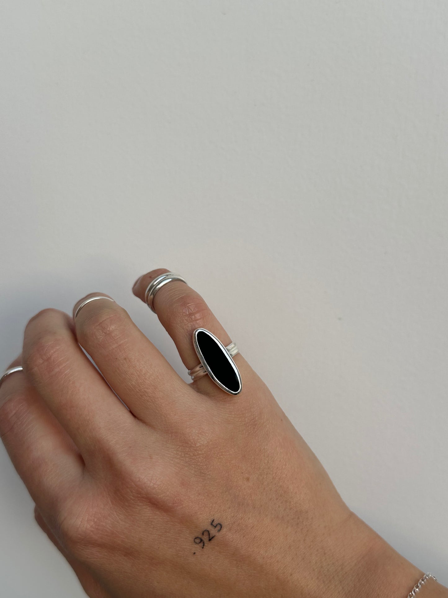 What if I'm the Bad Guy - Onyx Ring MADE TO ORDER