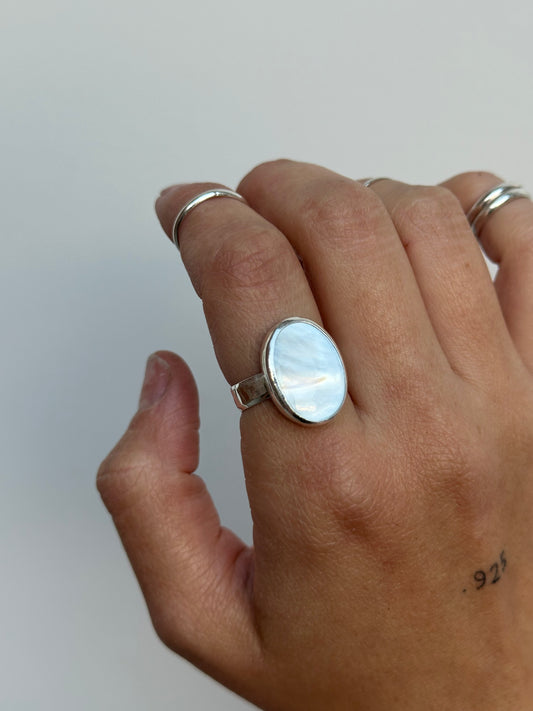 I Know What You Are Size 6.5 - Mother of Pearl Ring