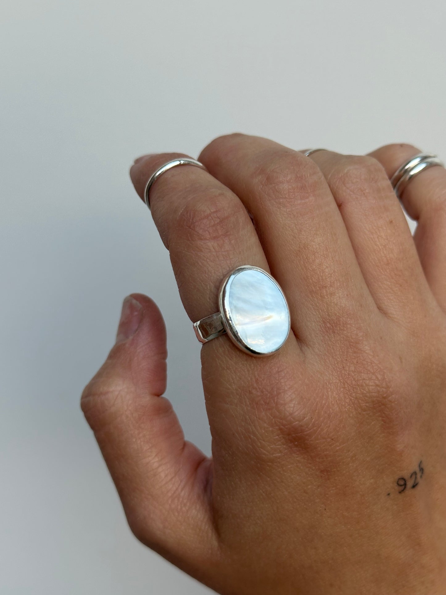 I Know What You Are Size 6.5 - Mother of Pearl Ring