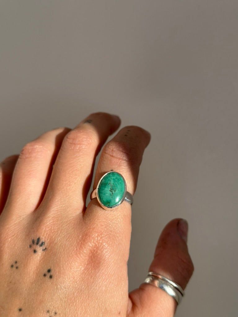 Spider Monkey Size 7 - Turquoise Ring