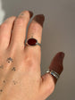 Team Jacob Size 8 - Red Agate Ring