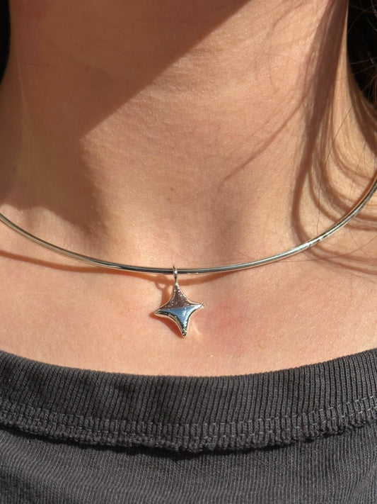Diamond Skin - Sand Cast Collar Necklace