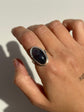 I Like Watching You Sleep Size 7.75 Iolite Sunstone Ring