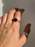 Team Jacob Size 8 - Red Agate Ring