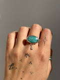 How You Liking The Rain Girl? Size 7.5 - Amazonite Ring