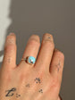 They Don't Come Here - Larimar Ring MADE TO ORDER