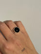 Lion Size 5.5 - Onyx Ring