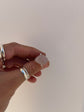Rose Quarts Ring Size 8