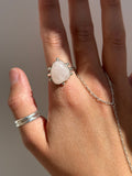 Rose Quarts Ring Size 8