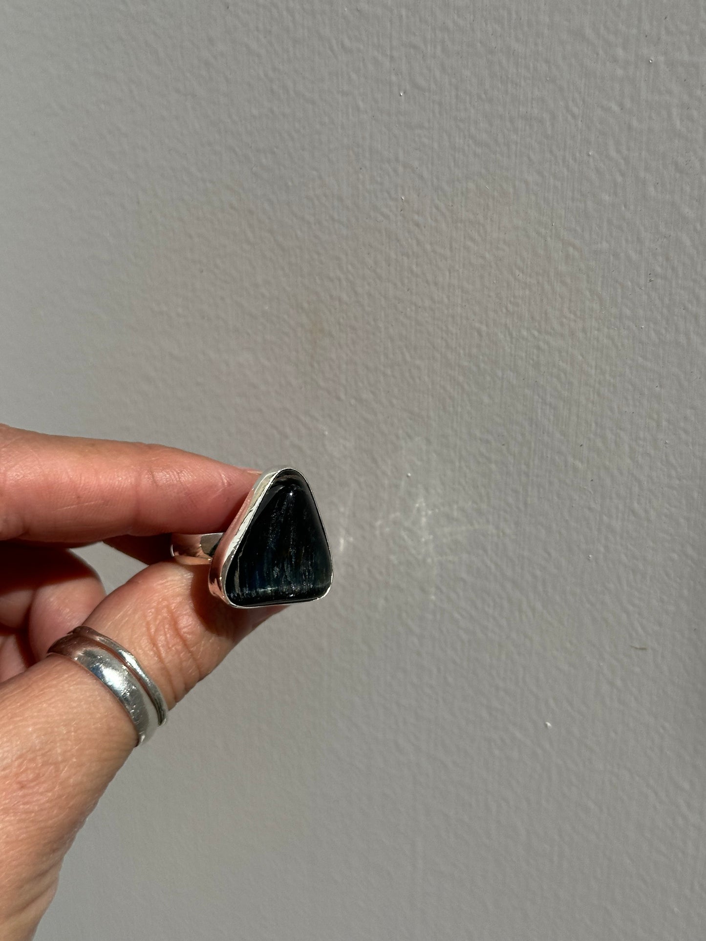 Black Stone Ring Size 8