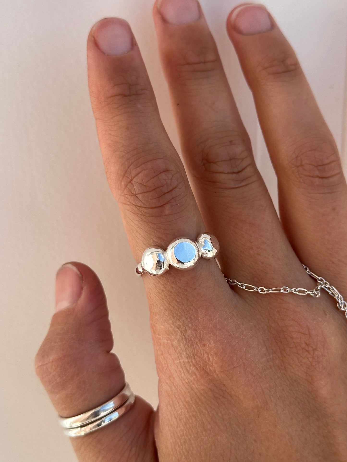 Lucky 3 Ring Size 7.5
