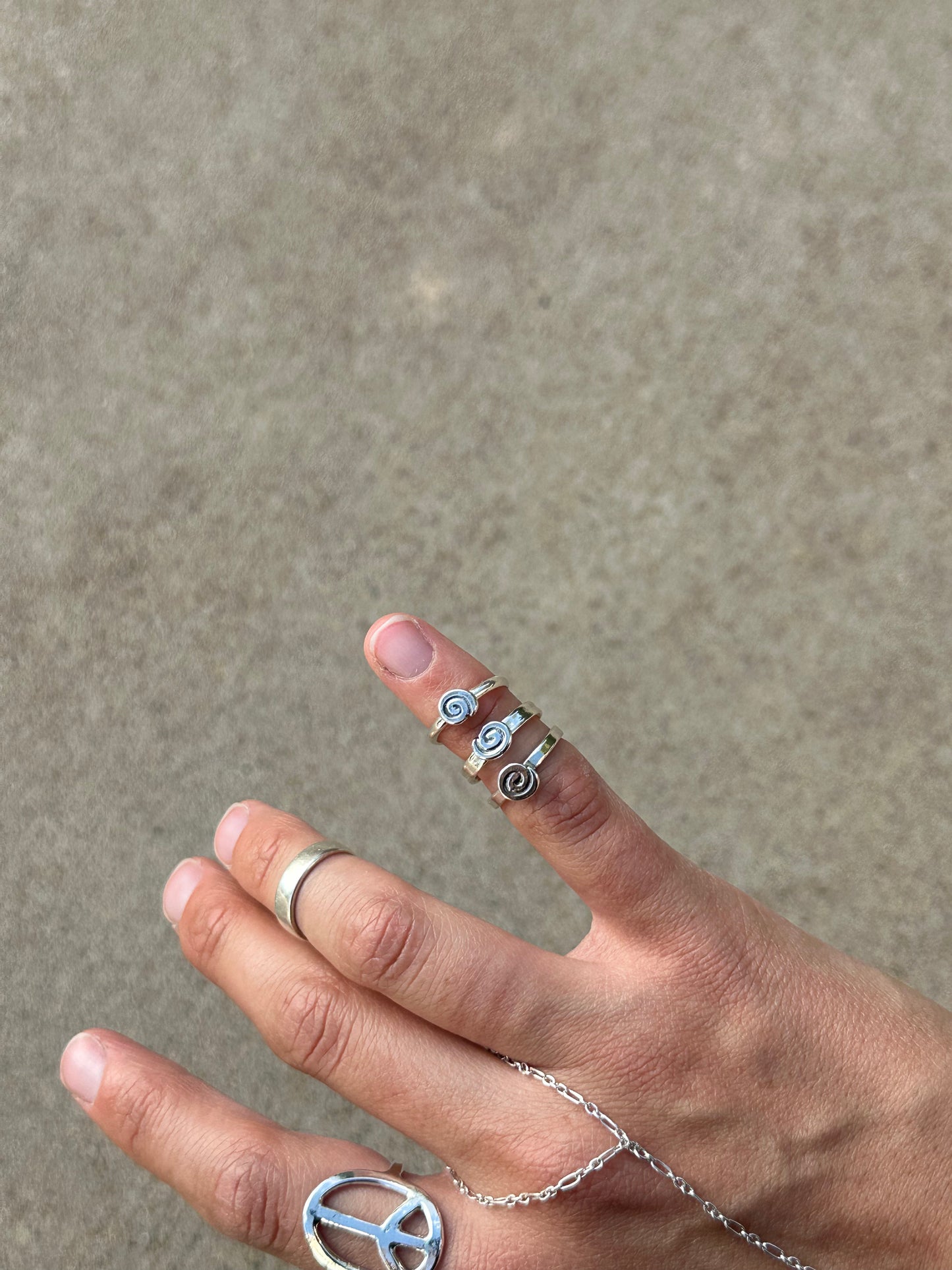 Spiral Pinky Ring