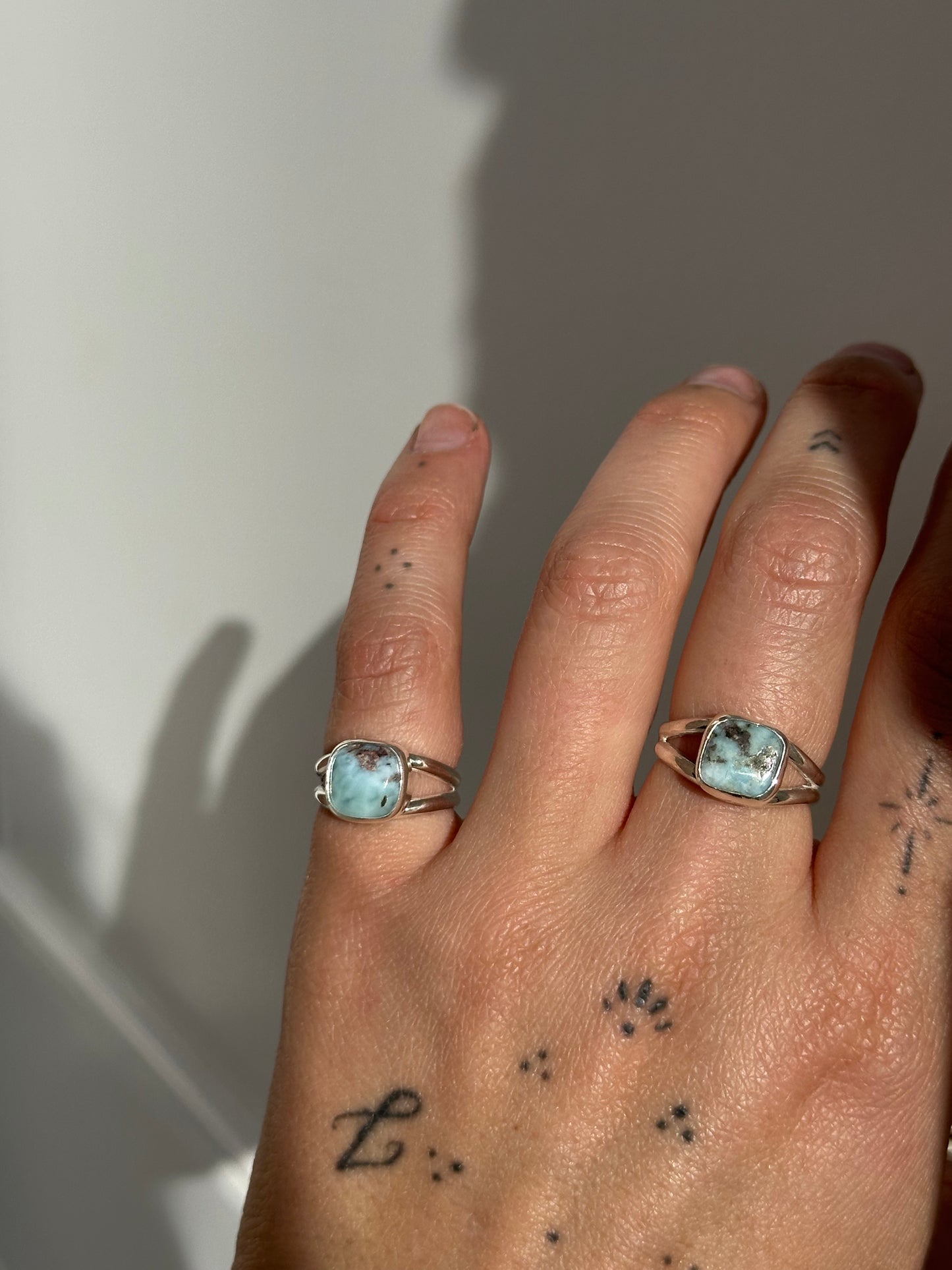Cliff Jumping - Larimar Ring MADE TO ORDER