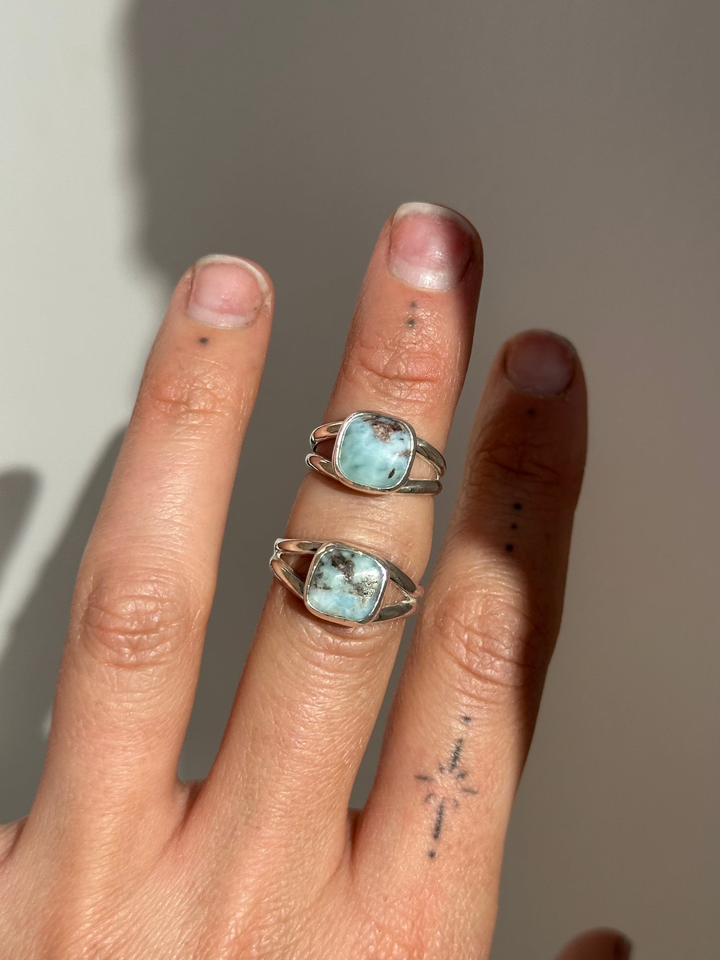 Cliff Jumping - Larimar Ring MADE TO ORDER