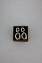 Organic Oval Dangle Earrings