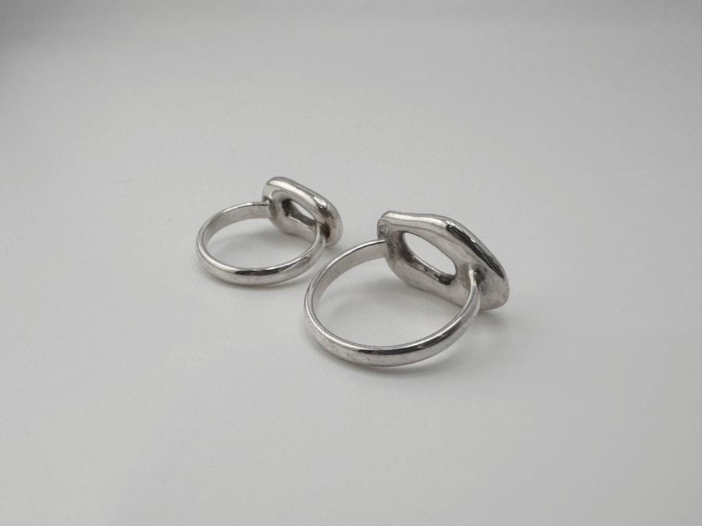 Organic Oval Ring