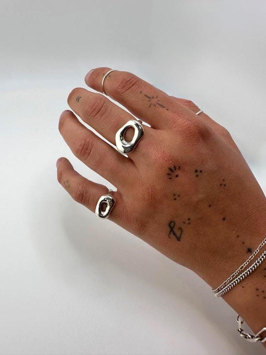 Organic Oval Ring